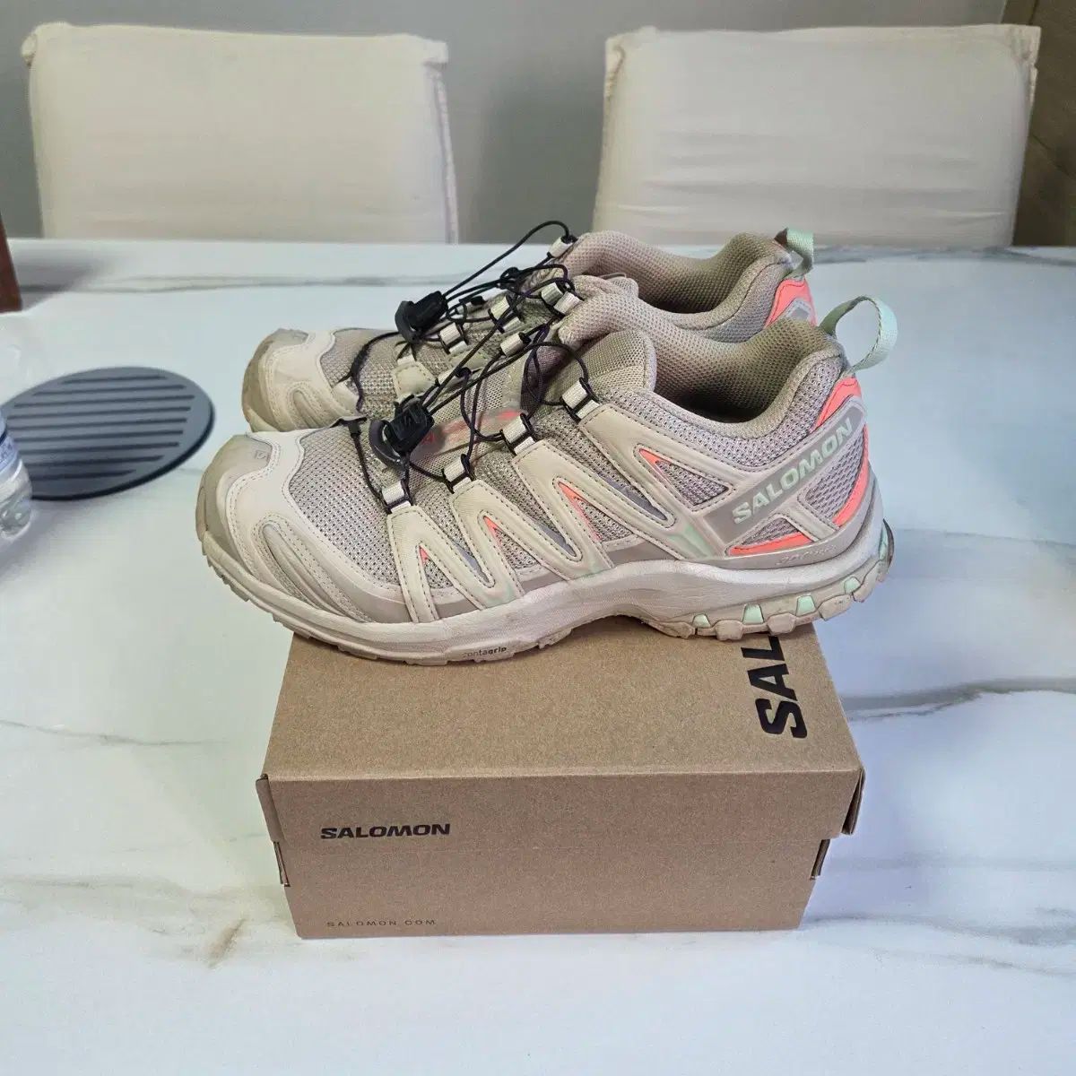 SALOMON XA PRO 3D スニーカー 265 白 ファー