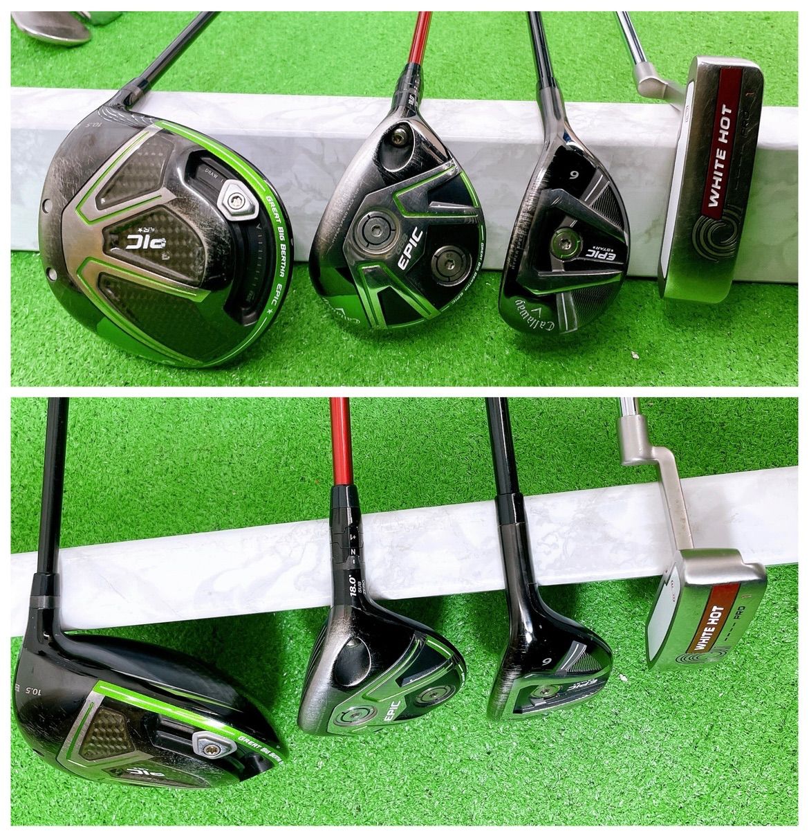 Callaway キャディバッグとOdyssey アイアンセット Callaway Odyssey