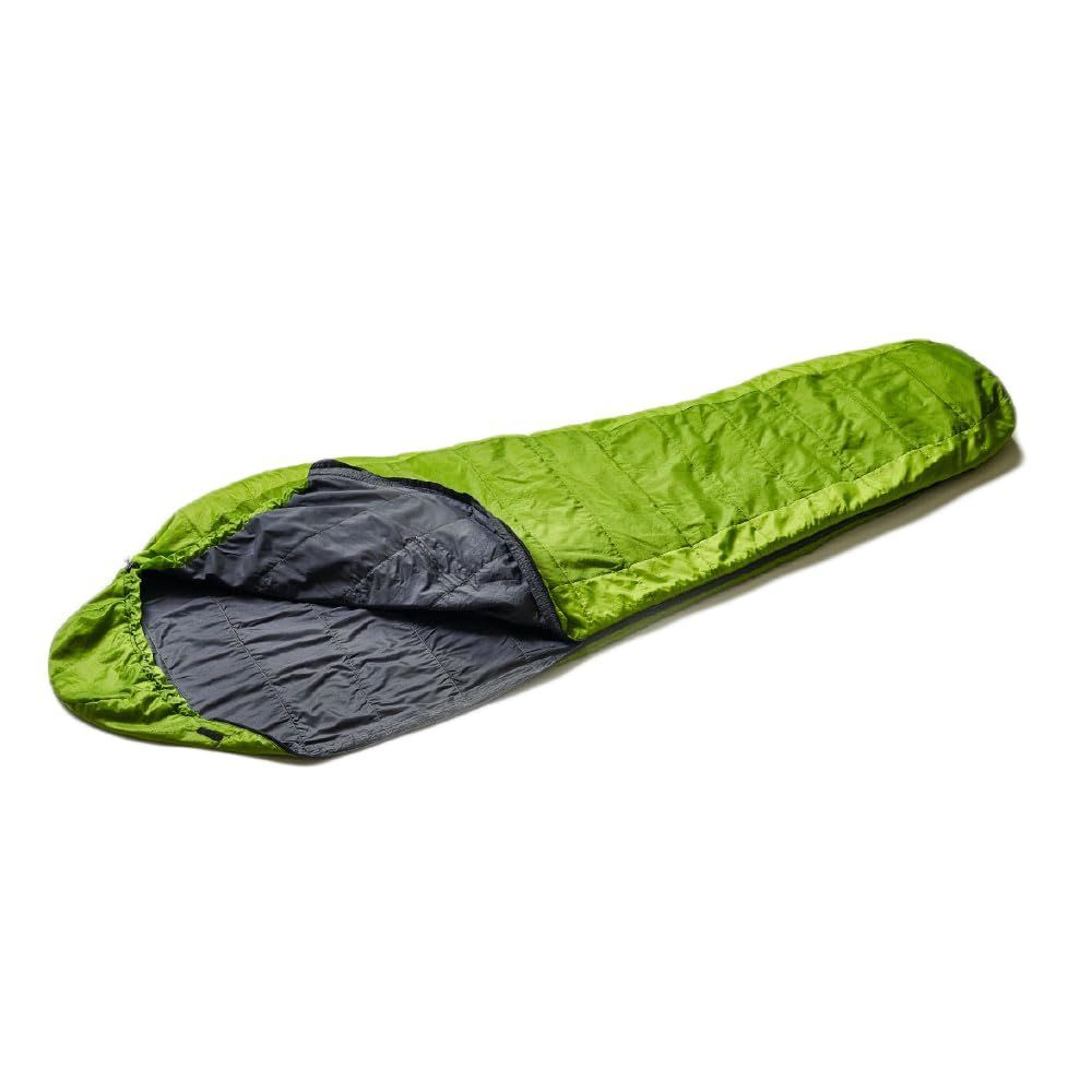 グリーン ウルトラライト 寝袋 最低使用温度10度 イスカ ISUKA