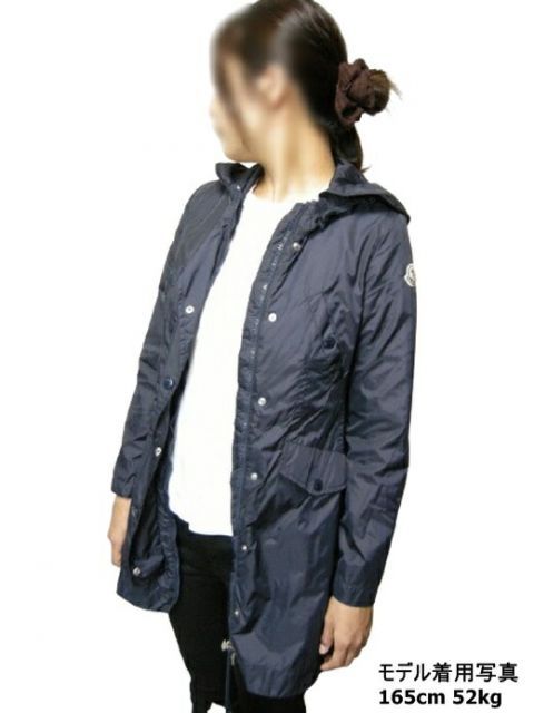 MONCLER|モンクレール|AUDREY|オードリー|キッズ12Aサイズ 大人女性可 |KIDS|キッズ|ガール|2018SS|春夏|ナイロンコート|スプリングコート|レインコート|ナイロンパーカー|ナイロンジャケット|742|ダークネイビー|ナイトブルー