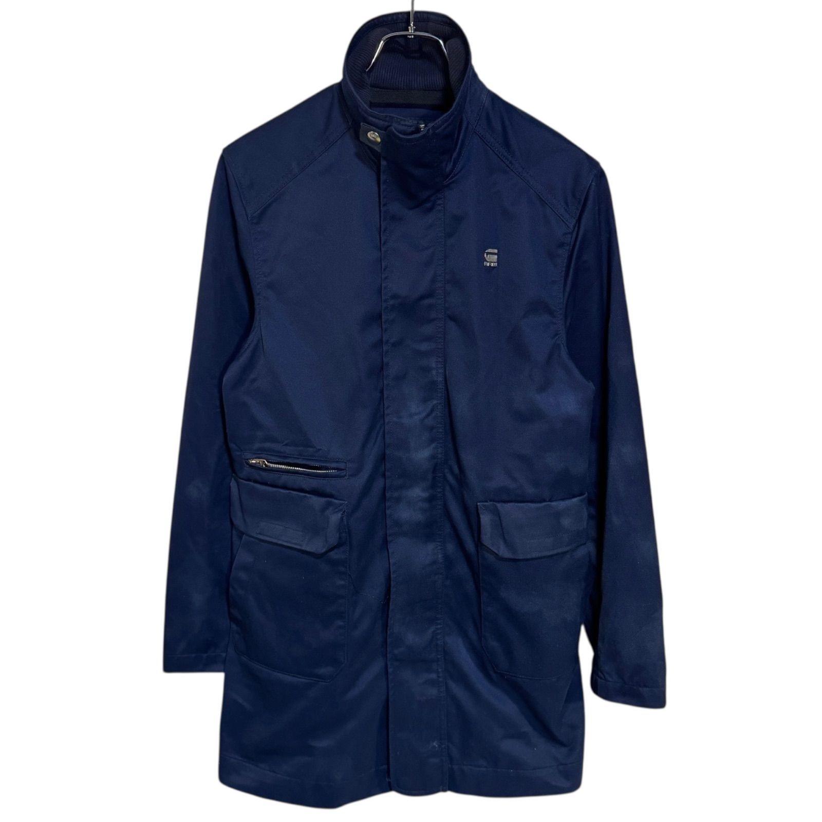 G−STAR ダークブルー コート C401 G-STAR RAW ジースターロウ Garber Service Trench in the dark