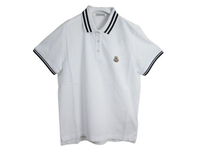 MONCLER|モンクレール|SS POLO|ポロシャツ|POLO SHIRT|鹿の子 Tシャツ|TEE|半袖|カットソー|レディース|2025SS|春夏|001|ホワイト|白|サイズS|M|L|093-8A00005-84720