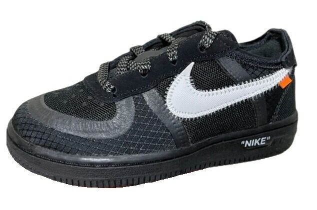 【激安大特価，定番】 【THE TEN 10 NIKE AIR FORCE 1 TD LOW OFF-WHITE AF1/ザ テン ナイキ エアフォース1ロー オフホワイト/BLACK/WHITE-CONE-BLACK/ブラック/BV0853-001/スニーカー/ベビーシューズ/ベ スニーカー