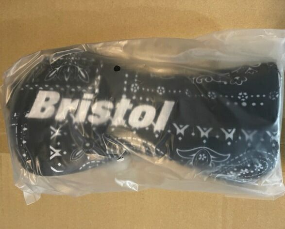 2025AW FCRB F.C.Real Bristol ブリストル UTILITY HEAD COVER FCRB-222101 SOPH 22FW 秋冬 ブラック ペイズリー バンダナ柄 ゴルフ ユーティリティヘッドカバー エフシー ルブリストル