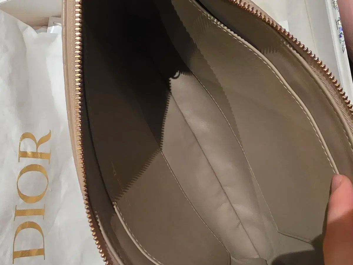 Dior ディオール カロ ポーチ クラッチバッグ ウォーム トープ DECORATOM_COM_BR