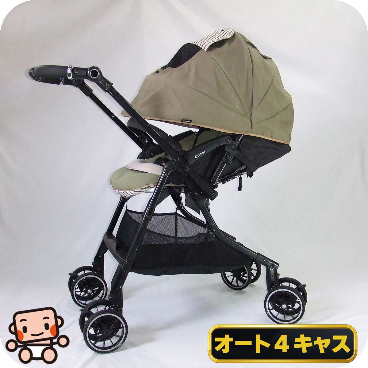 っ 厳選 ベビーカー コンビ スゴカル 4キャス コンパクト エッグショック HH combi 1カ月から3歳 C.一般