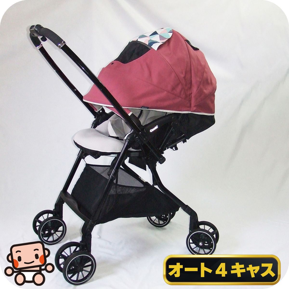 っ 厳選 ベビーカー コンビ スゴカルα 4キャス Light HT combi 1カ月から3歳 両対面式 ベビーカー B.