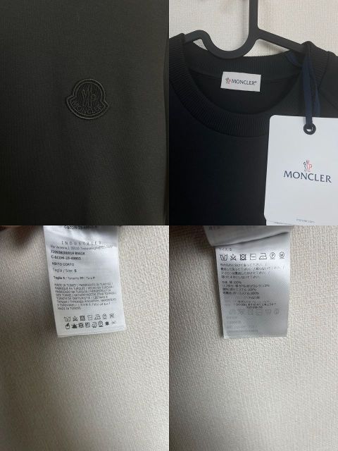 MONCLER モンクレール ABITO CORTO フリルワンピース フリルドレス ロングTシャツ コットンドレス LONG TEE DRESS レディース 2025SS 春夏 999 ブラック BLACK 黒 サイズS 日本女性サイズM相当 8I0 DECORATOM_COM_BR