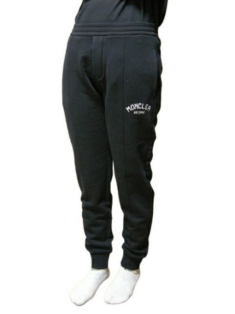 MONCLER モンクレール IN FELPA 刺繍ロゴ スウェットパンツ スエットパンツ トラックパンツ ジャージーパンツ キッズサイズ14 A 大人着用可 KIDS 子供 2025 AW 秋冬 999 ブラック 黒 キッズサイズ