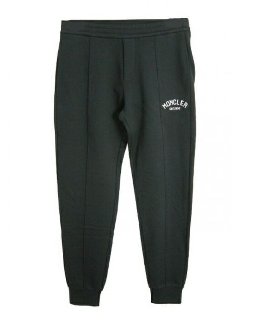 MONCLER モンクレール IN FELPA 刺繍ロゴ スウェットパンツ スエットパンツ トラックパンツ ジャージーパンツ キッズサイズ14 A 大人着用可 KIDS 子供 2025-2025 AW 秋冬 999 ブラック 黒 キッズサイズ