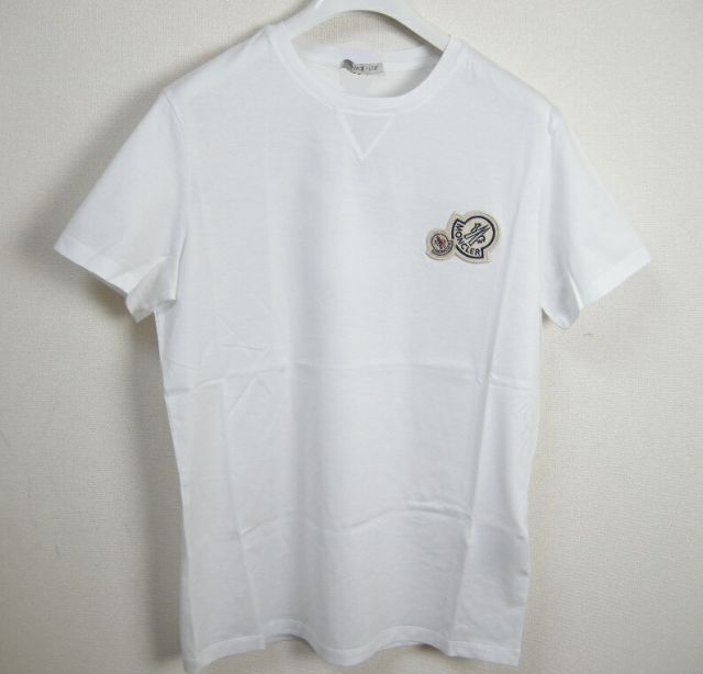 MONCLER/モンクレール/MAGLIA T-SHIRT/2連ロゴワッペンTシャツ/TEE