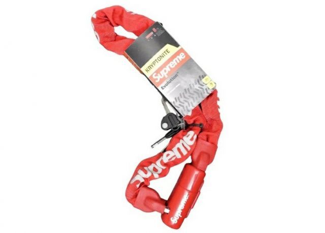 2021SS Supreme シュプリーム Kryptonite Integrated Chain Lock クリプトナイト インテグレーテッドチェーンロック red レッド 赤