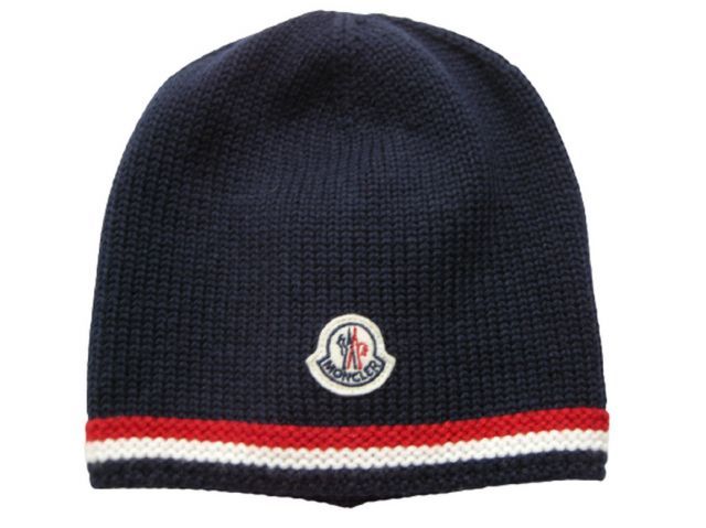 MONCLER|モンクレール|BERRETTO|キッズサイズ|ニットキャップ|ビーニー|ニットCAP|帽子|子供|KIDS|2020SS|春夏|778|ダークネイビー系|トリコロール|サイズXS 子供6才-12才相当 |951-99233-05-A9179