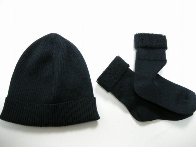  MONCLER モンクレール COMPL TRICOT BERRET 小物セット ニットキャップ 帽子 CAP キャップ ソックス 靴下 キッズ ベビー BABY 赤ちゃん 子供用 2020-2021 AW 秋冬 778 ダークネイビー系 イタリア製 9 N 70 ニット帽 ビーニー 帽子