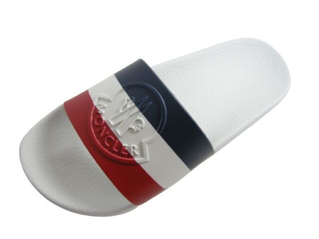 MONCLER モンクレール JEANNE ジーニー シャワーサンダル ミュール シューズ ビーチサンダル スライドサンダル スリッパ レディース 2021 SS 春夏 002 ホワイト 白 サイズ35 36 37 38 41 4 C 700-00-01 A 49