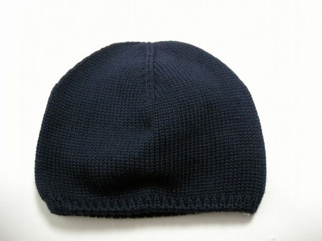  MONCLER モンクレール ベビー ニットキャップ 帽子 ニットCAP ワッチキャップ ビーニー ベビーサイズ3 XS 2 赤ちゃんサイズ 2018-2019 AW 秋冬 778 ダークネイビー系 キッズ BABY KIDS ニット帽 ビーニー 帽子