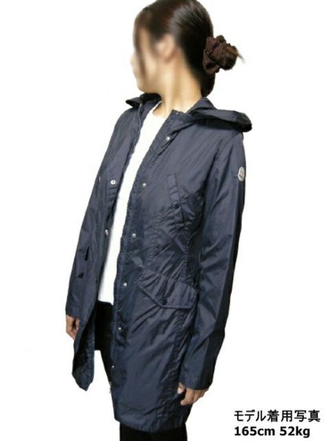 MONCLER モンクレール AUDREY オードリー キッズ14Aサイズ 大人女性可 KIDS キッズ ガール 2018SS 春夏 ナイロンコート スプリングコート レインコート ナイロンパーカー ナイロンジャケット 742 ダークネイビー ナイトブルー