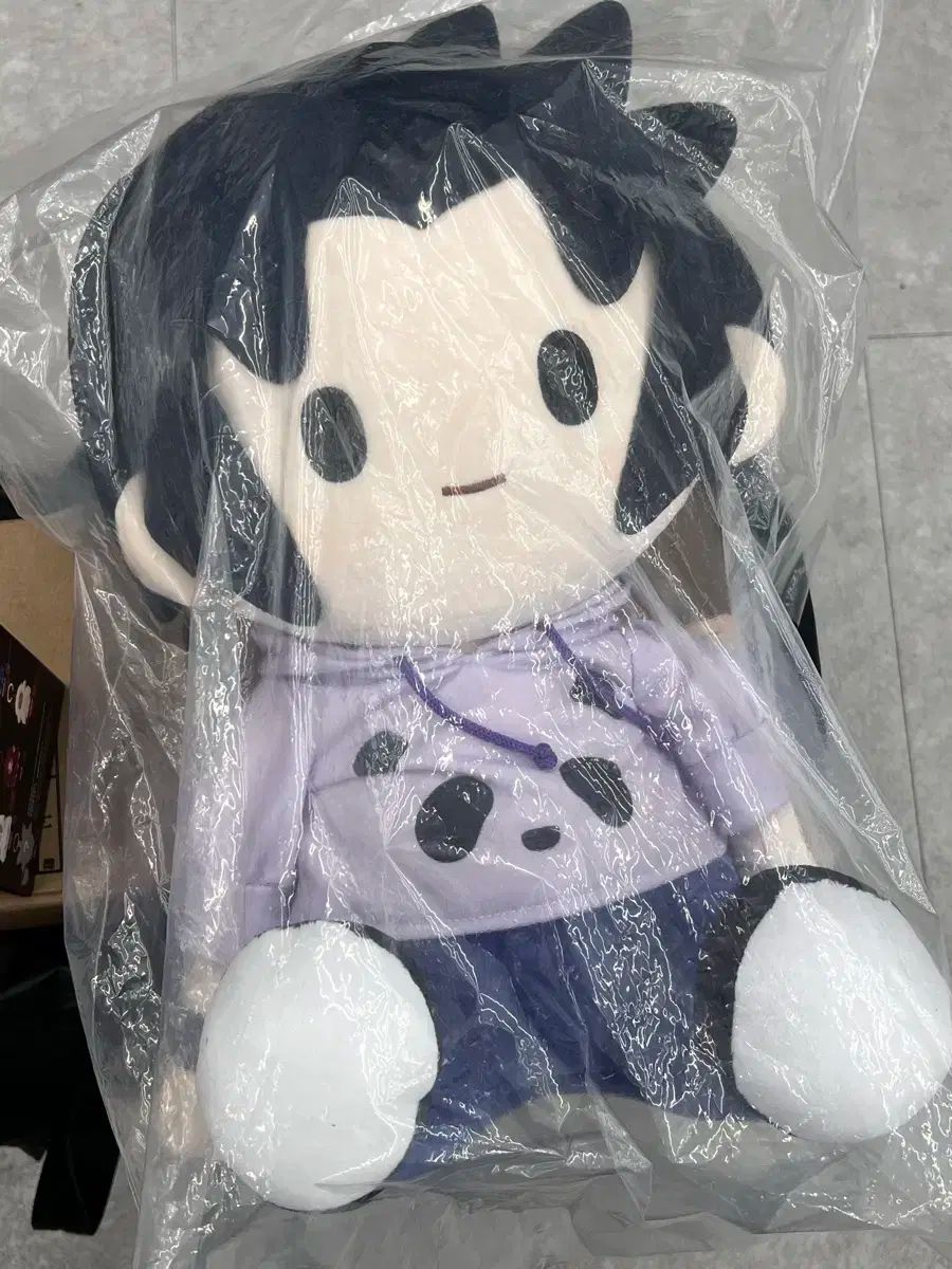 NARUTO -ナルト- 中国 パンダ COOGI クージー B賞 うちは サスケ BIG ぬいぐるみ します