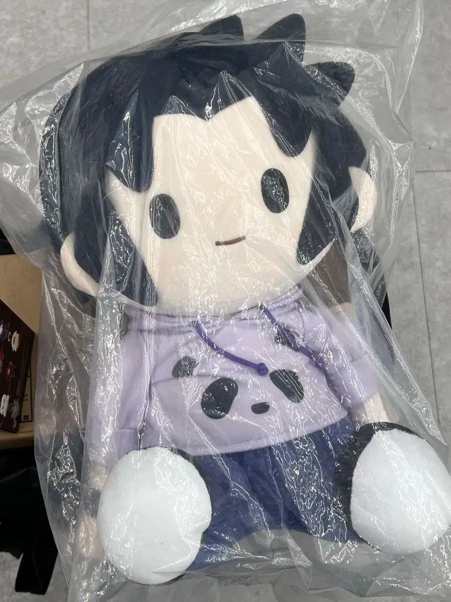 NARUTO -ナルト- 中国 パンダ COOGI クージー B賞 うちは サスケ BIG ぬいぐるみ します