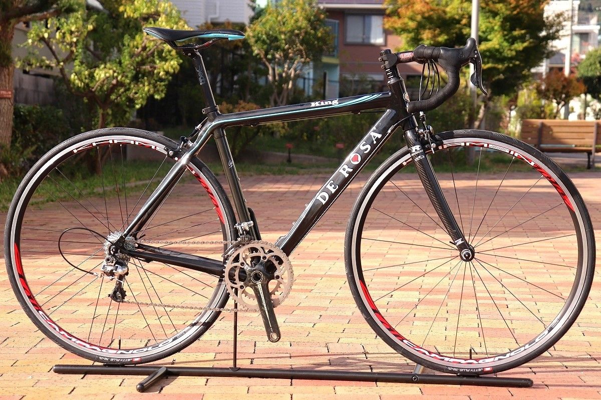 デローザ DE ROSA キング KING 2003年モデル 465サイズ カンパニョーロ レコード 10S カーボン ロードバイク 芦屋店