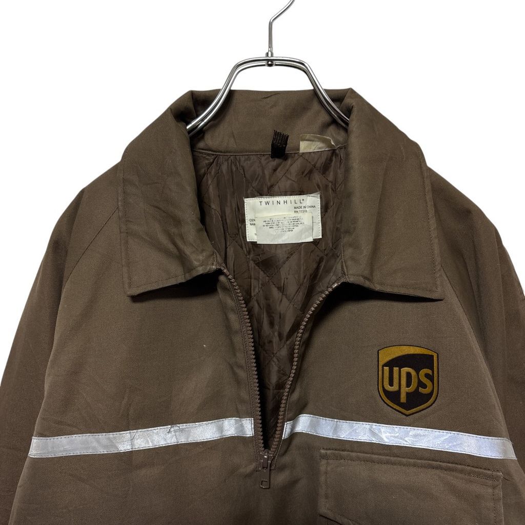 TWINHILL】 UPS 中綿入りハーフジップワークジャケット S-3221 - メルカリ