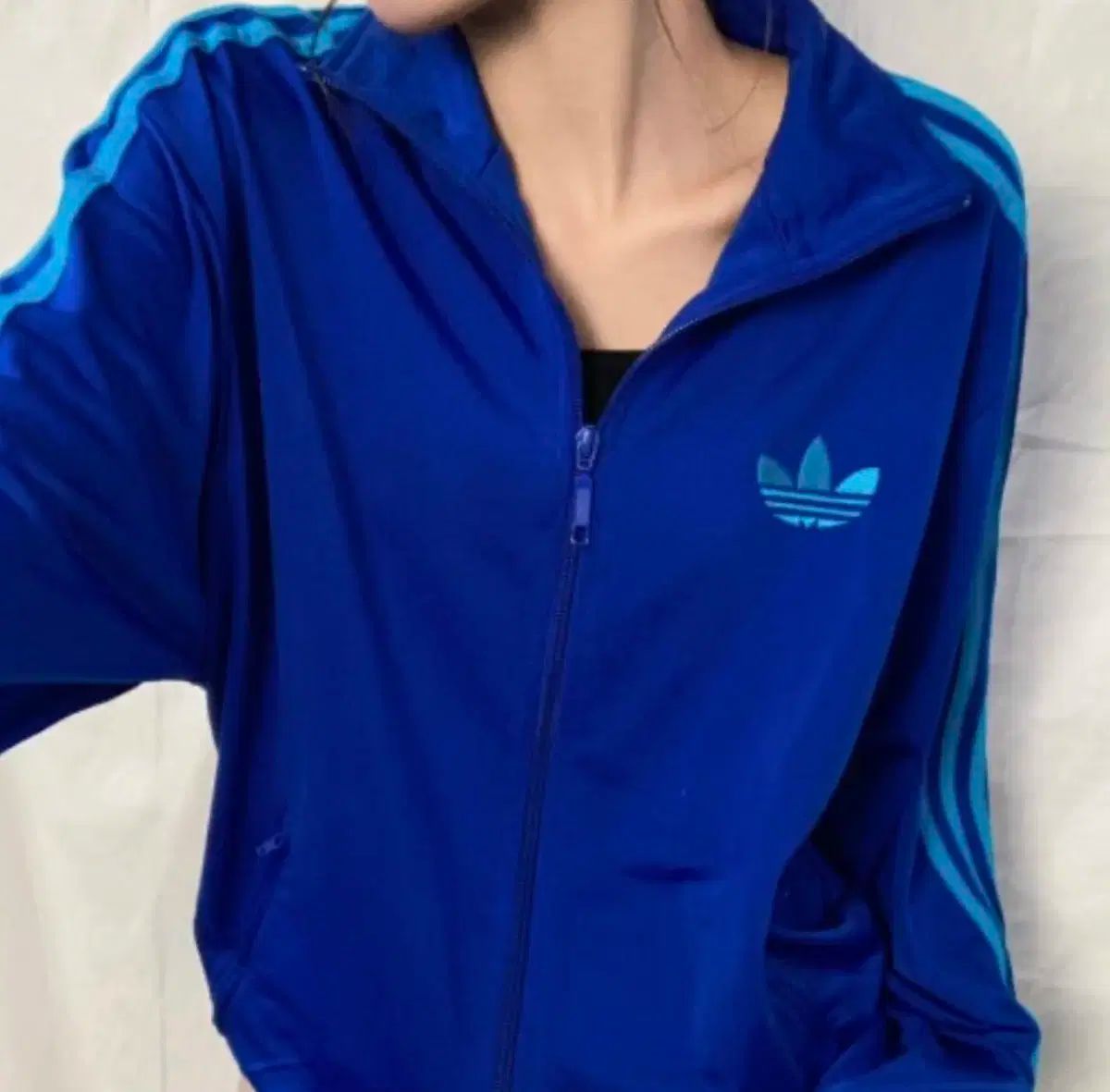 アディダス ファイヤーバード ジャージ 青