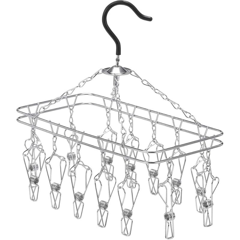 大木製作所 洗濯ハンガー 14ピンチ ピンチハンガー からみにくい ステンレスハンガー S 00384-5 1