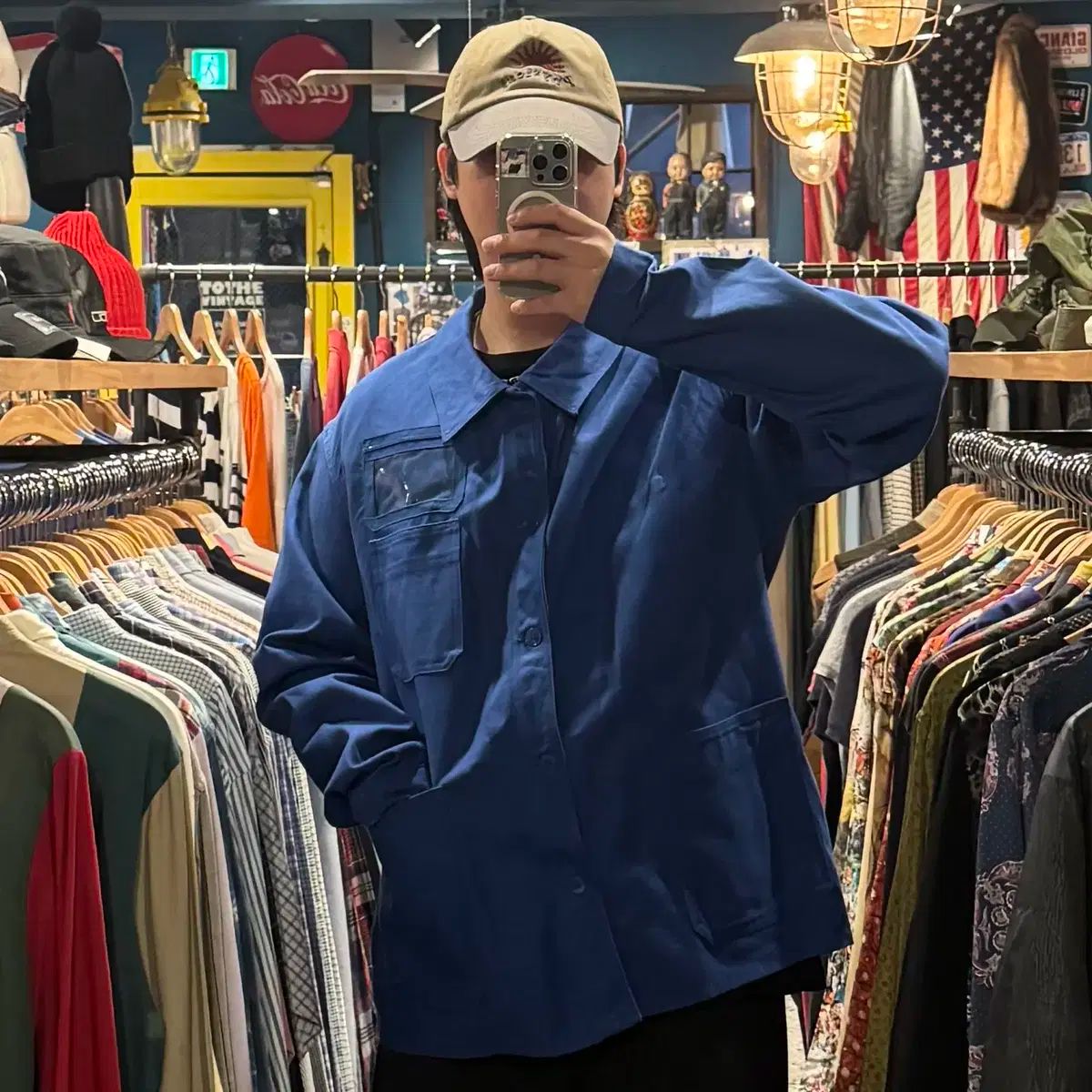 ヴィンテージ ポケット シャツ ジャケット