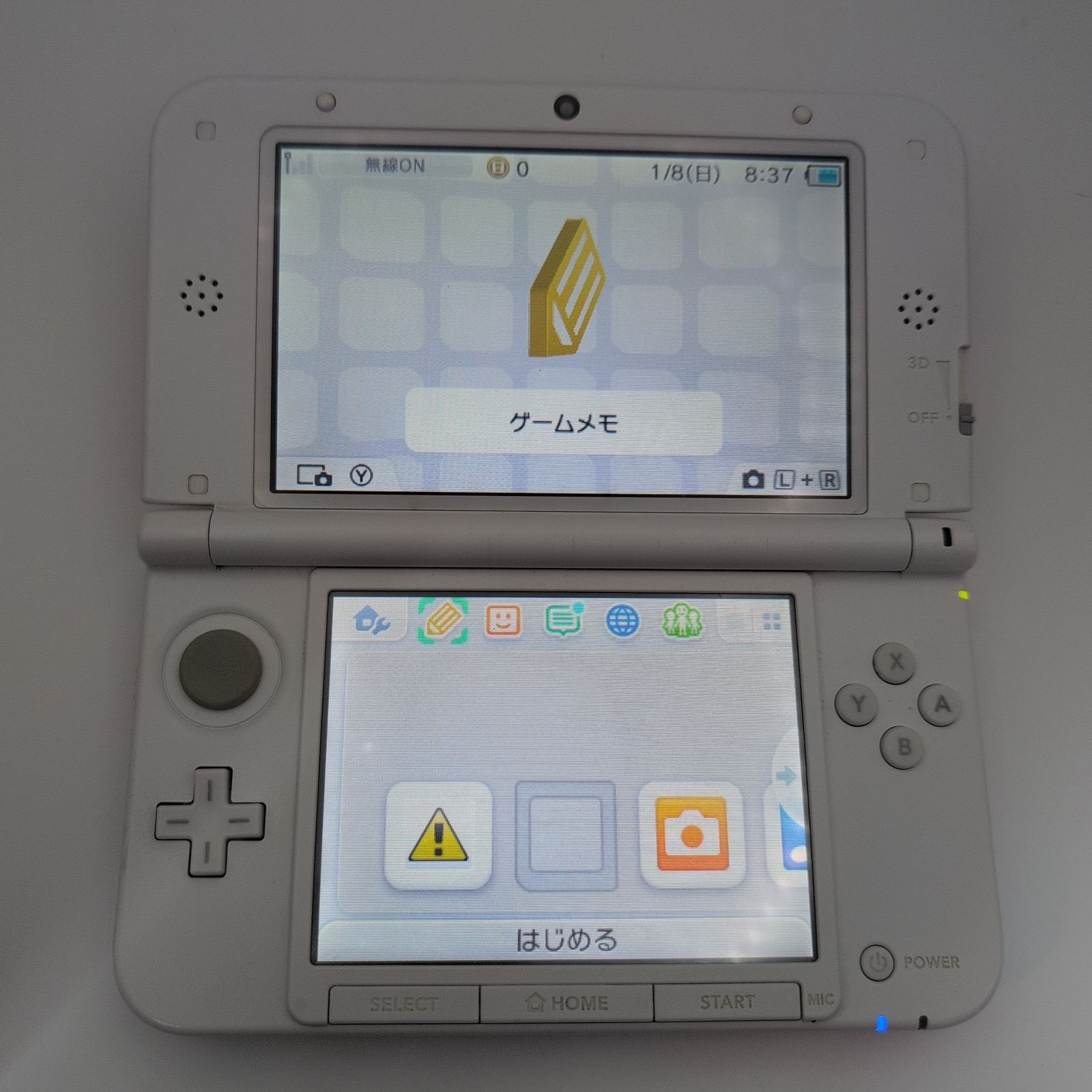 ニンテンドー3DS LL ピンクホワイト 118 UP786_INFO