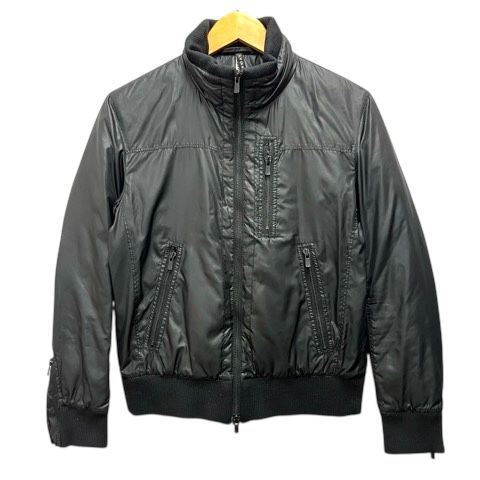 ニールバレット MA-1ブルゾン ジャケット ブラック NEIL BARRETT - 【ニールバレット】ジップアップブルゾン☆MA1