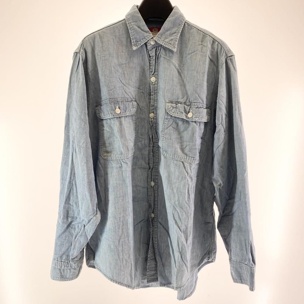 60s BIG MAC Pennys シャンブレーL|Sシャツ サイズ不明 水色 ビッグマック 17