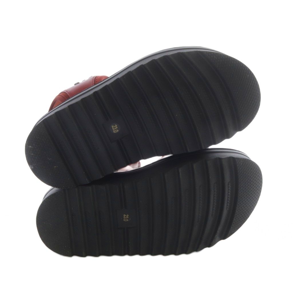 GLAMOUR スタッズフットベットサンダル