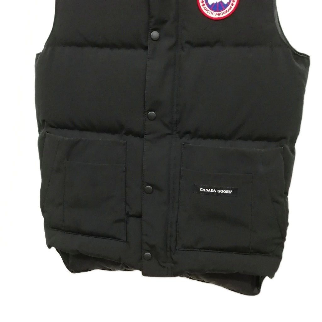 カナダグース CANADA GOOSE 4125M Freestyle Vest フリースタイルベスト ダウンベスト XS ブラック