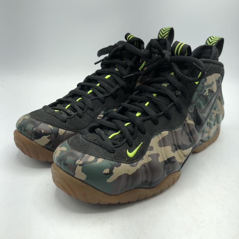 NIKE AIR FOAMPOSITE PRO PRM LE Green Camo サイズ27.5cm 587547-300 ナイキ カーキ 17