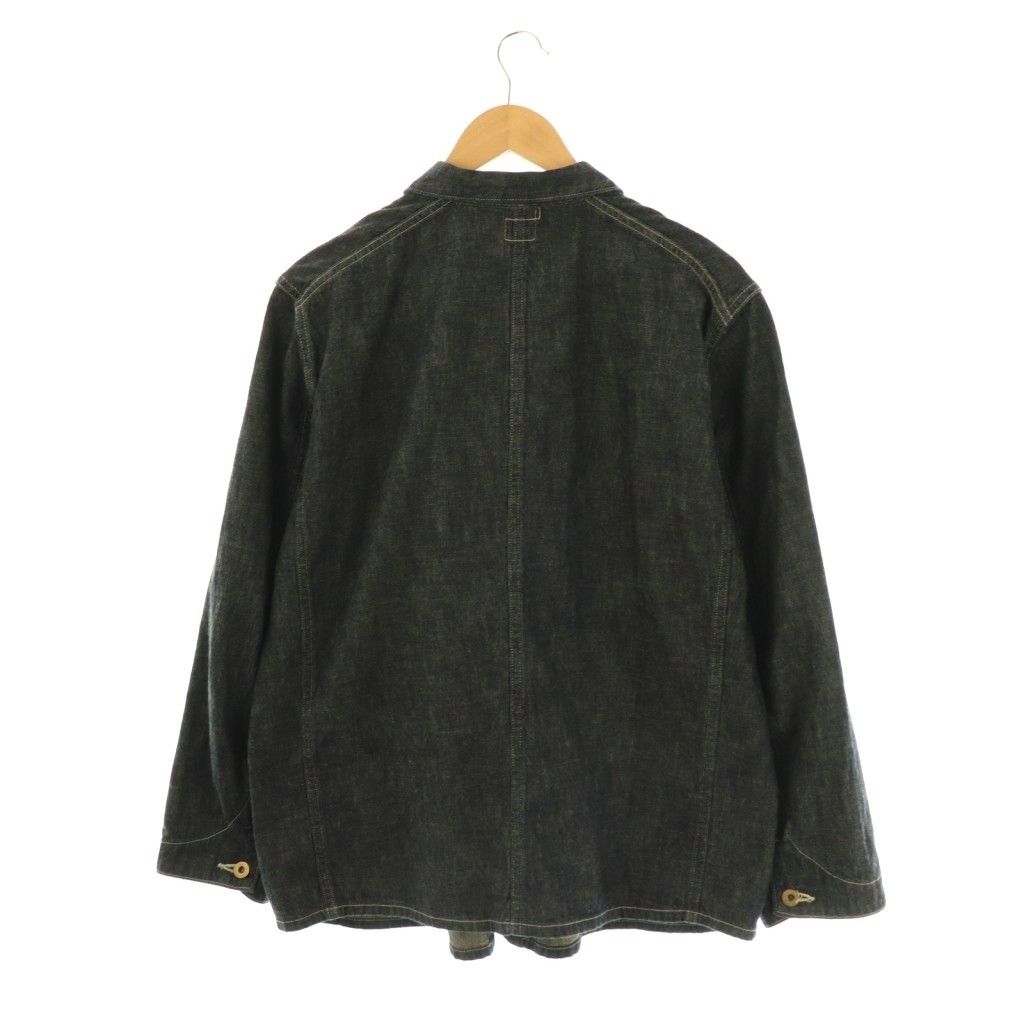 アーチエイトオーバーオールズ ARCH8 OVERALLS × カレンソロジー Curensology 25AW 20s COVERALL Denim Jacket デニムジャケット カバーオール F ブラック DF OS