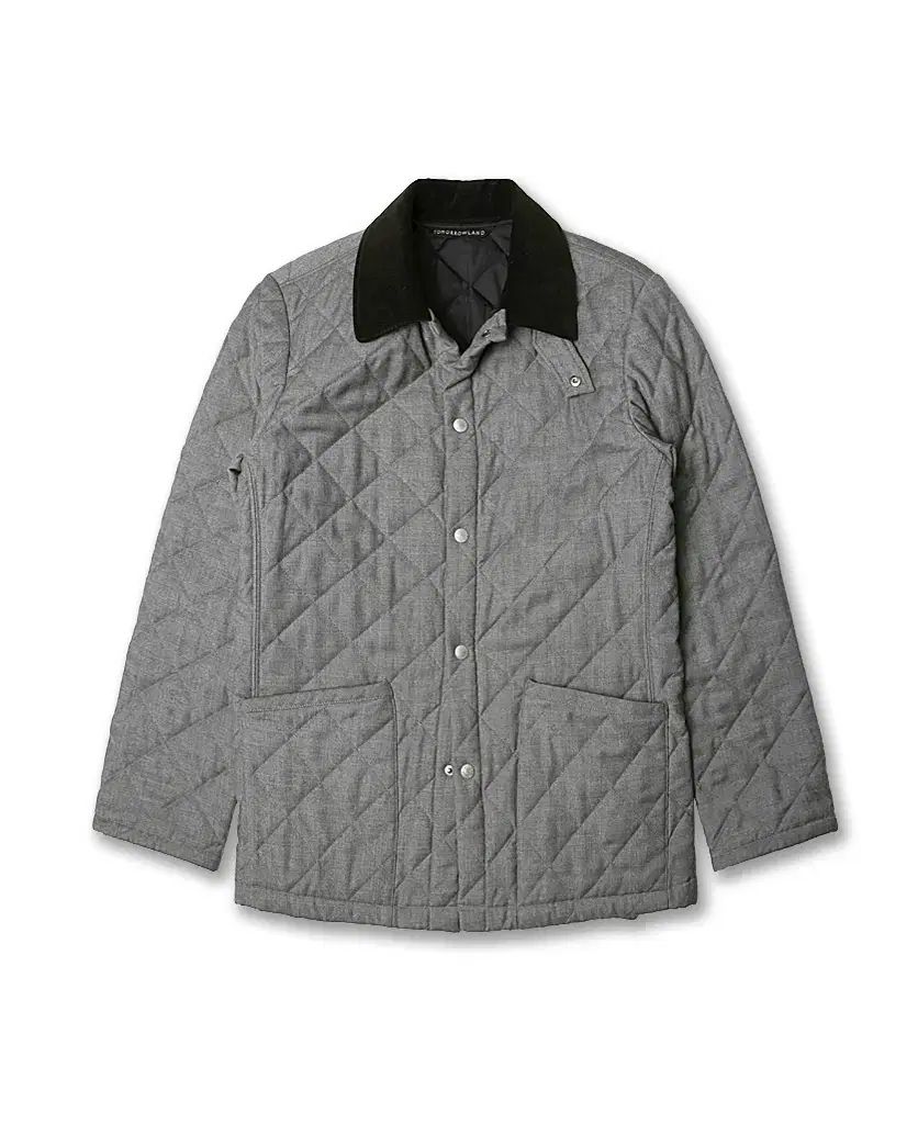 トゥモローランド Tomorrowland グレー Classic キルティング ジャケット
