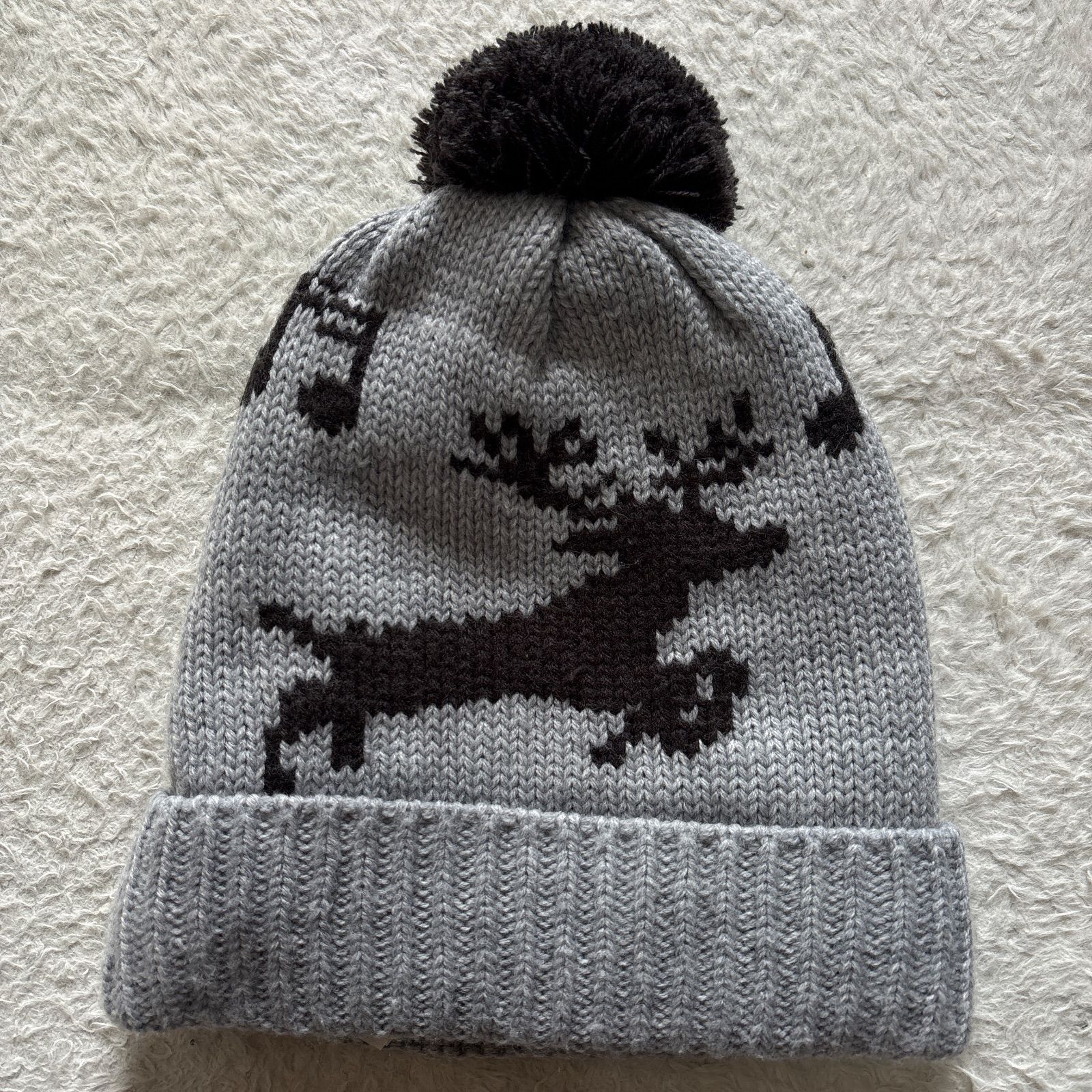 DIESEL ディーゼル スカル柄ニットキャップ ボン付き y2k 00s グランジ