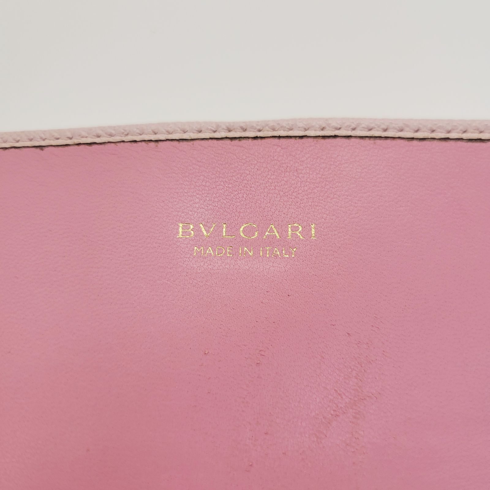 BVLGARI ブルガリ / B-zero1 ビーゼロワン ロゴクリップ 長財布 ピンク