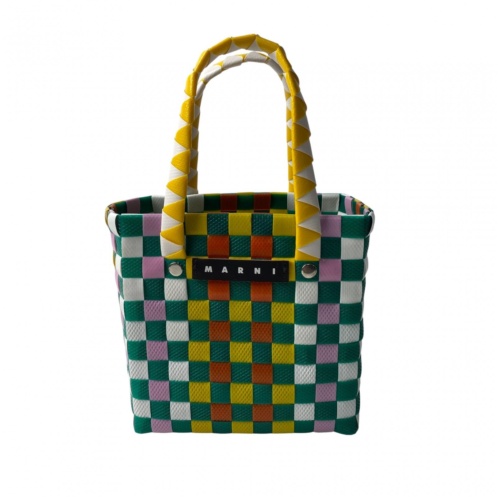 未使用 マルニ MARNI レディース マーケット テープミニバスケット 
