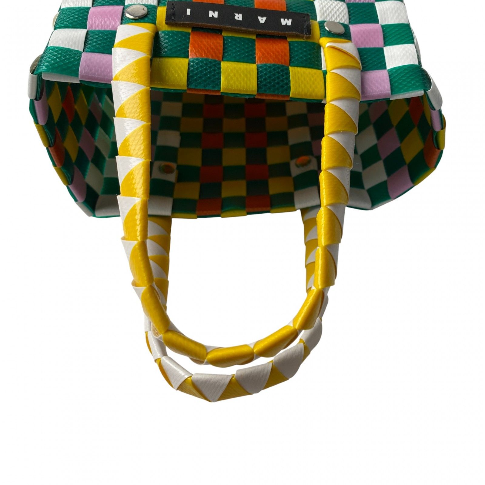 未使用 マルニ MARNI レディース マーケット テープミニバスケット