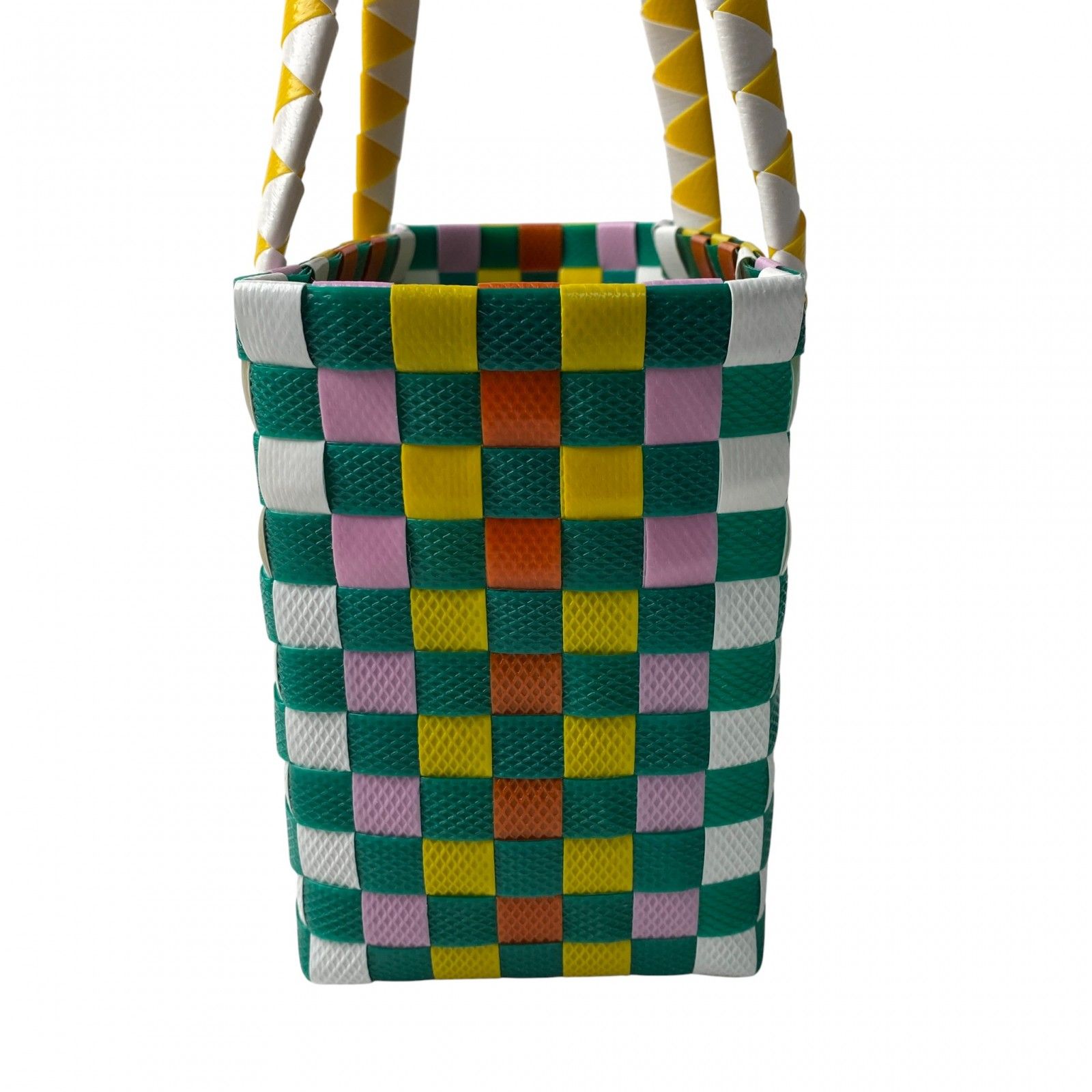 未使用 マルニ MARNI レディース マーケット テープミニバスケット