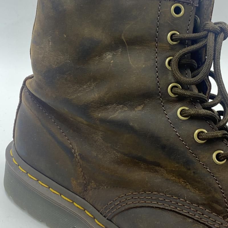 Dr.Martens 1460 8ホールブーツ ユーズド加工 ダークブラウン UK10 約28.5cm △色ムラ 11822 ドクターマーチン 24 WWW_USTAUSTRALIA_COM_AU