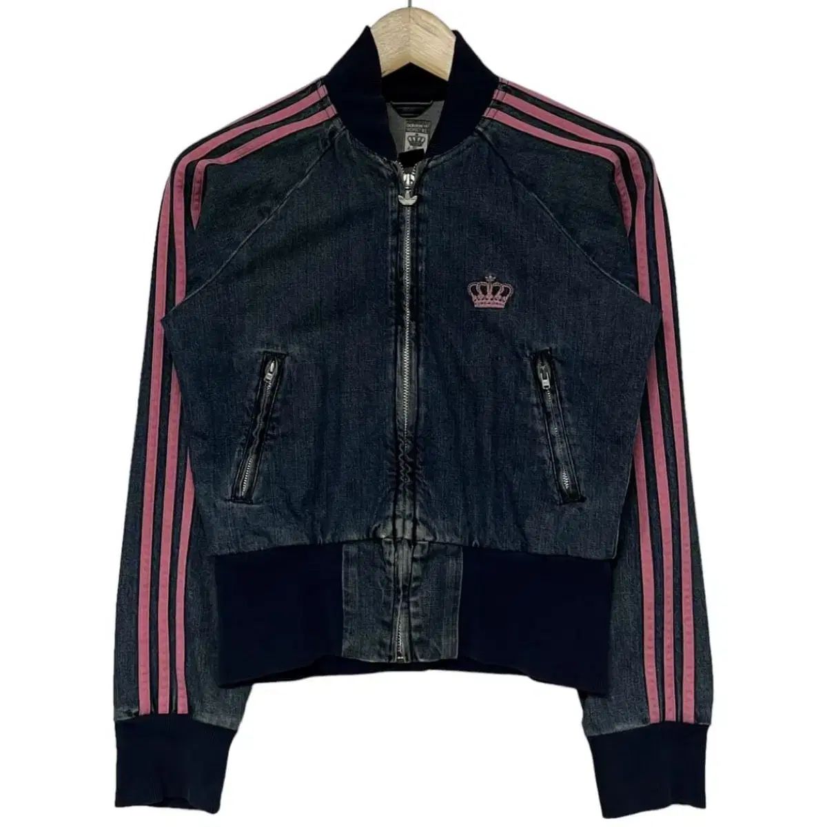 アディダス デニム トラックジャージ ジップアップ