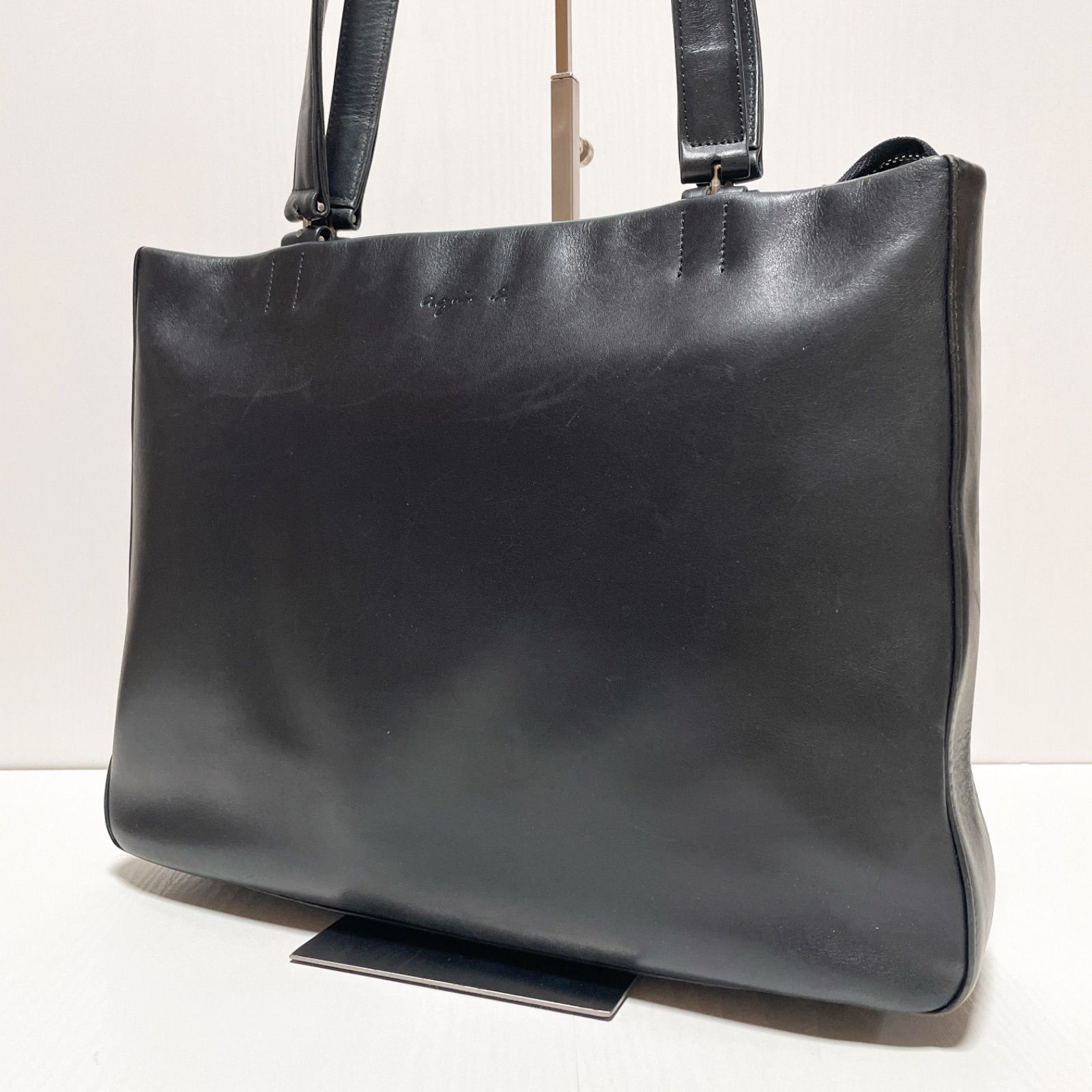 A4】Agnes b. アニエスベー トートバッグ ビジネスバッグ レザー A4】Agnes b. アニエスベー トートバッグ ビジネスバッグ レザー