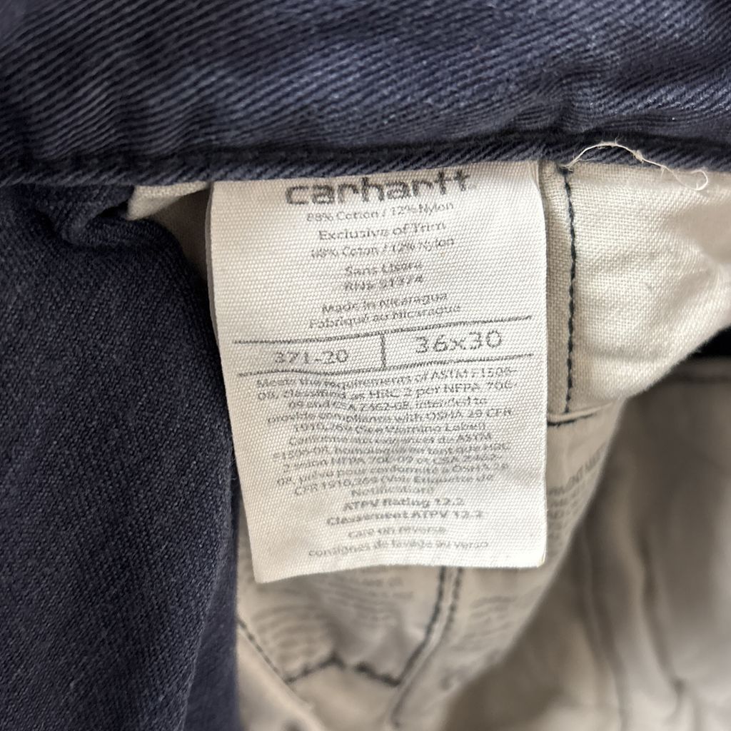 【Carhartt】 FR リフレクター ロゴ刺?ワークパンツ S-3250 Carhartt】 FR リフレクター ロゴ刺繡ワークパンツ S-3250 - メルカリ