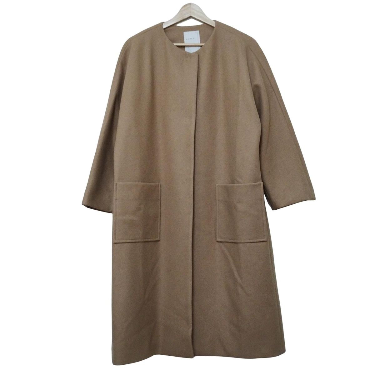 NOBLE ノーブル コート サイズ36 S レディース - ライトブラウン 長袖 秋 冬