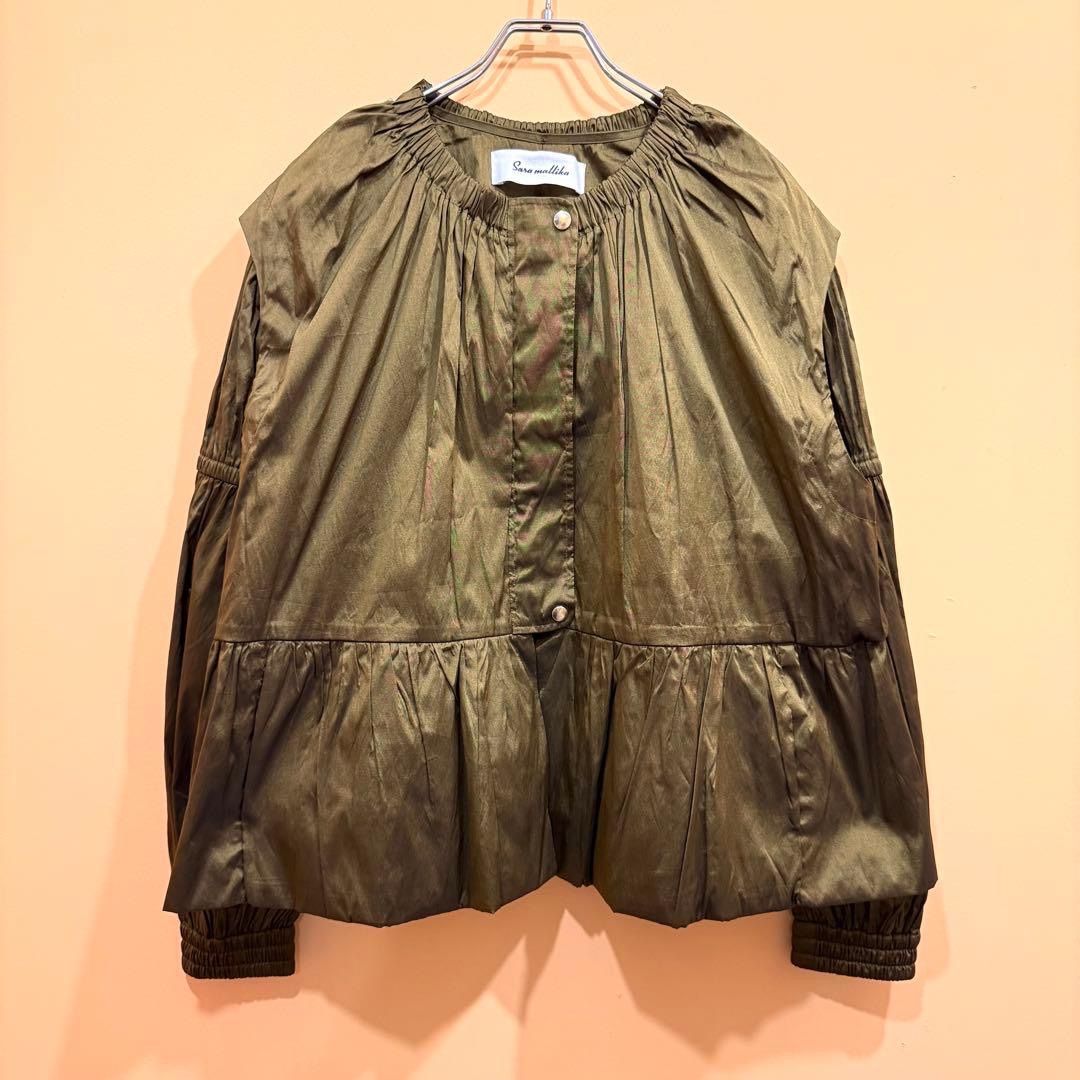 【サラマリカ】Srideri Gather Short Jacket SARA MALLIKA】SRIDERI GATHER SHORT JK - メルカリ