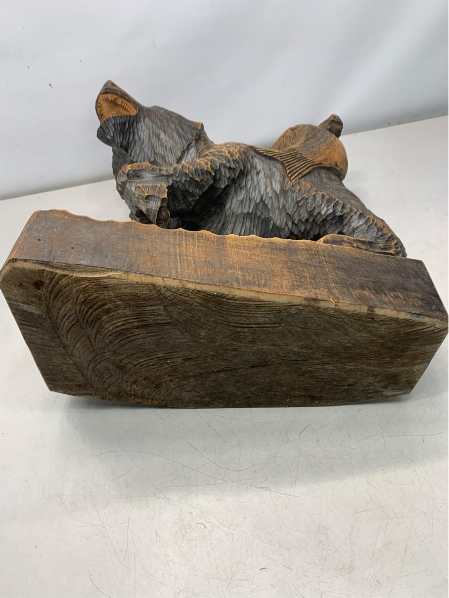 特大 木彫りのくま 彫刻 アイヌ民芸 インテリア ヴィンテージ アンティーク レトロ A9297B10 NEXPOTALLINN_EU