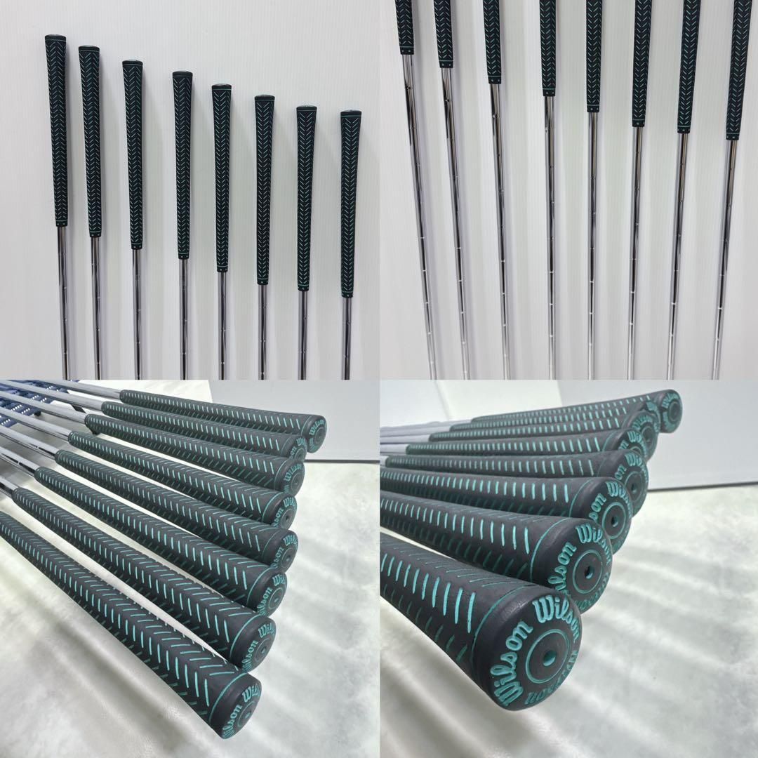 美品 ウィルソン 激レア マッスルバック アイアン ヴィンテージ3~PW 8本 美品 ウィルソン 激レア マッスルバック アイアン ヴィンテージ3~PW 8