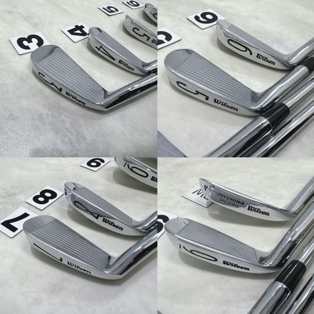 美品 ウィルソン 激レア マッスルバック アイアン ヴィンテージ3~PW 8本 美品 ウィルソン 激レア マッスルバック アイアン ヴィンテージ3~PW 8
